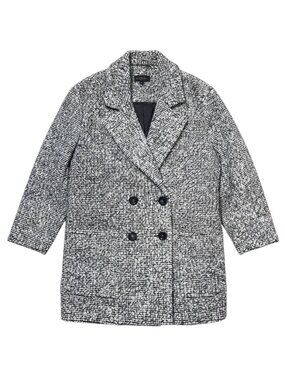 HATCH The Bristol Maternity Jacket Tweed 3 L New Warm Pea Coat Pregnancy Preppy